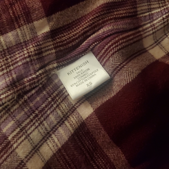 KITTENISH PLAID TOP - Picture 3 of 3